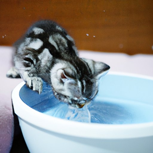 Introduce the Kitten to Water Slowly
