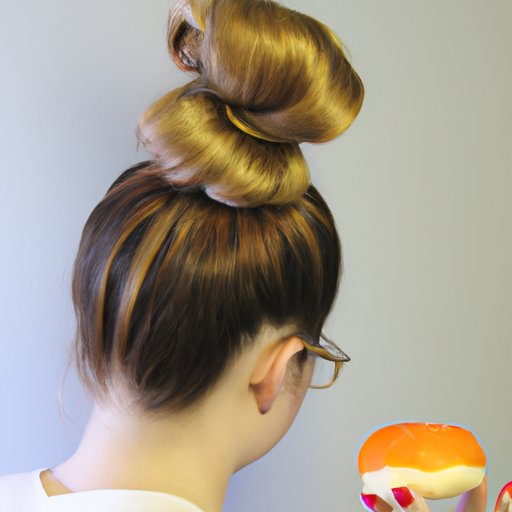 Achieving the Perfect Top Knot with a Bun Donut
