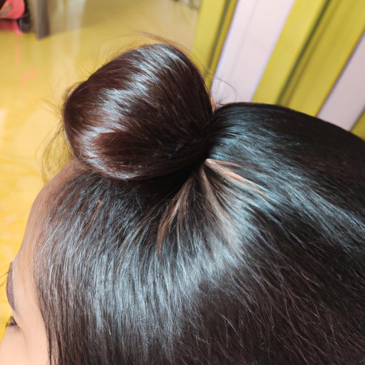 Utilize a Top Knot to Disguise the Hairline