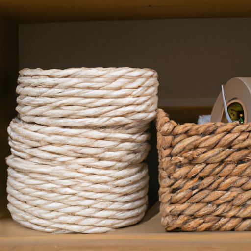 Hide the Cords in Decorative Boxes or Baskets