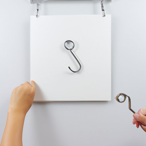 How to Hang a Picture or Other Item Using a Ceiling Hook