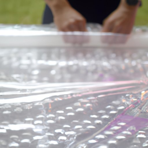 Line the Tent with Bubble Wrap