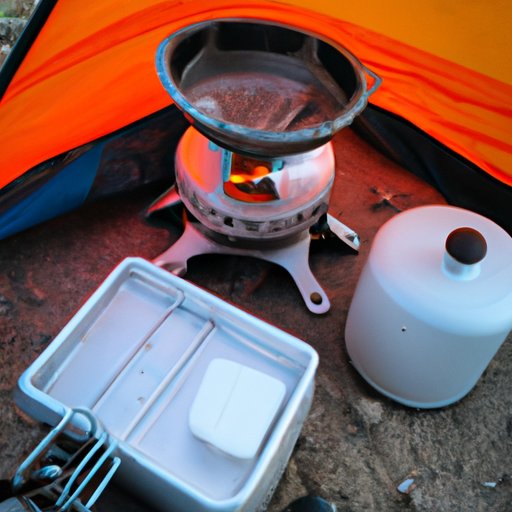 Make Use of a Camp Stove to Heat Up the Tent
