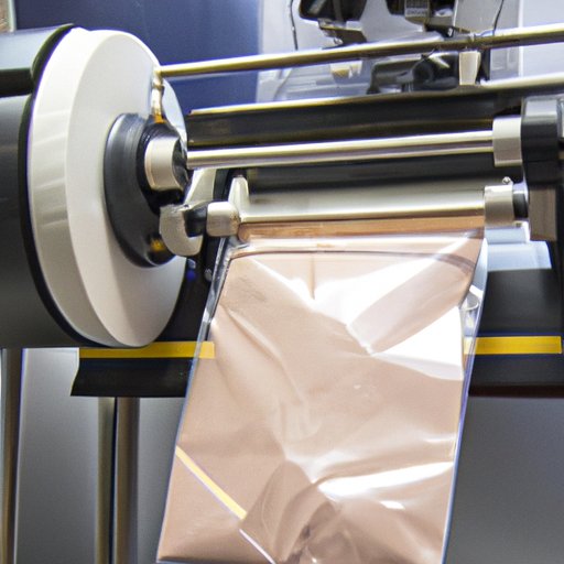 Feed the Laminated Pouch Through the Machine