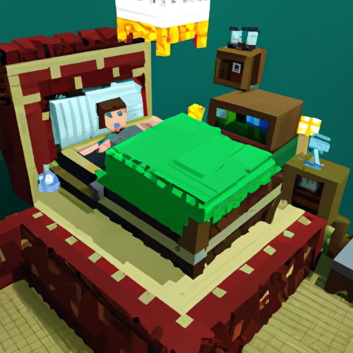 Crafting a Cozy Bed in Minecraft