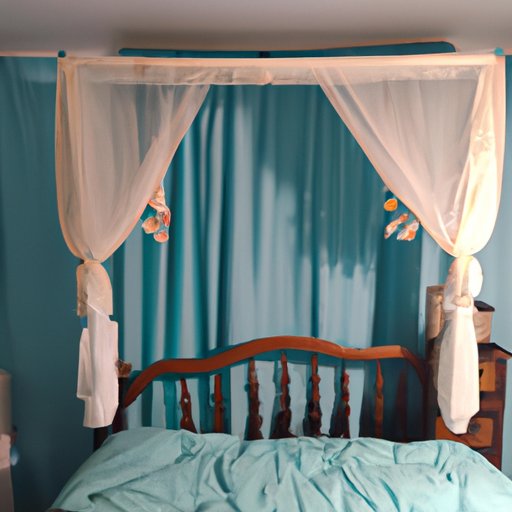 Upcycling Old Curtains into a Beautiful Bed Canopy