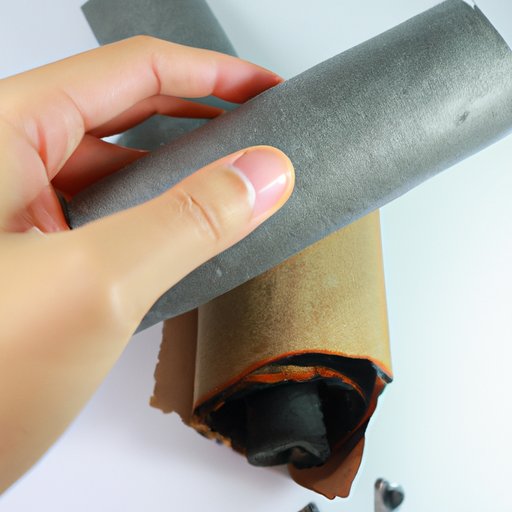 Use a Paper Towel Roll Filled with Charcoal