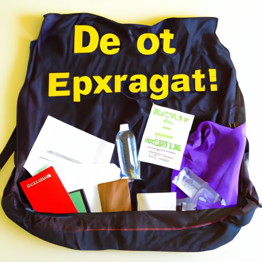 What Not to Pack in an Exit Bag