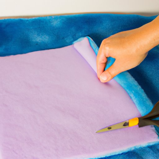The Easiest Way to Make a Fleece Blanket