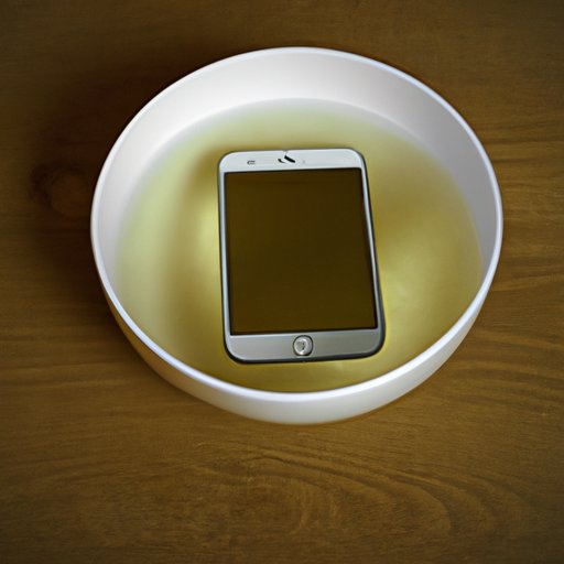 Place iPhone in a Bowl or Cup