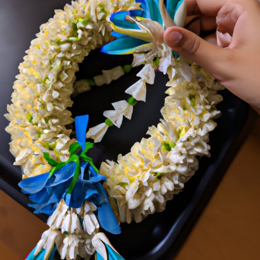 Use Silk Flowers to Make a Traditional Graduation Lei