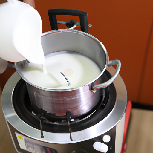 Heat the Milk Until It Reaches the Desired Temperature