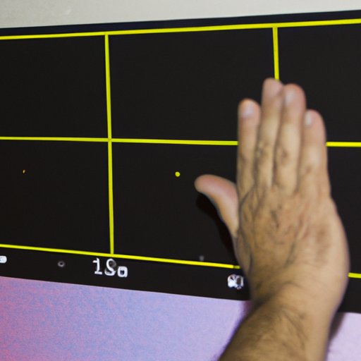 Measuring the Distance from the Corners of the Screen to Determine its Size