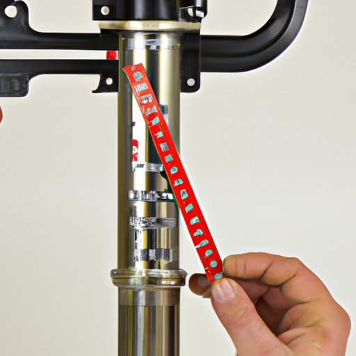 Measure from the center of the bottom bracket to the top of the seat tube