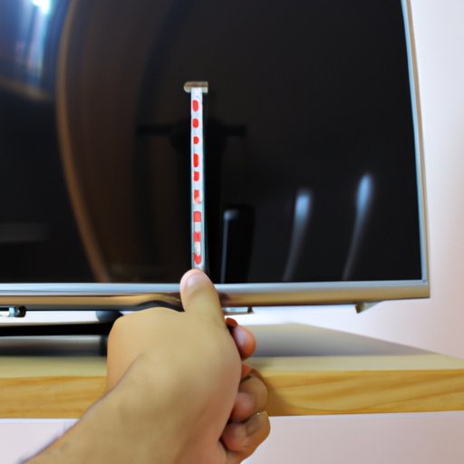 Measure the Depth of the Television