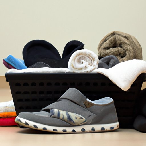 Stuff Shoes With Clothes or Towels