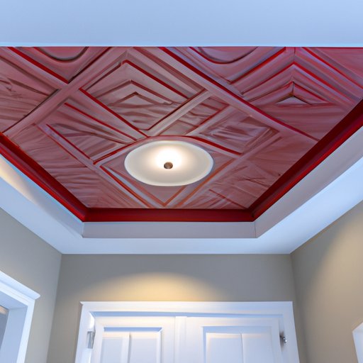 Create a Focal Point with a Painted Tray Ceiling