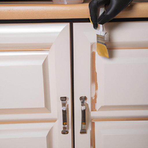 Quick and Easy Steps to Refresh Unfinished Cabinets with Paint