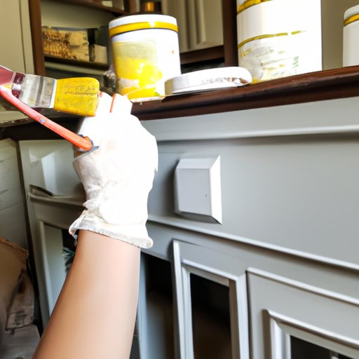 Painting Wood Kitchen Cabinets with Chalk Paint