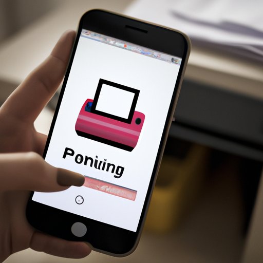 Printing Through an App on Your Phone