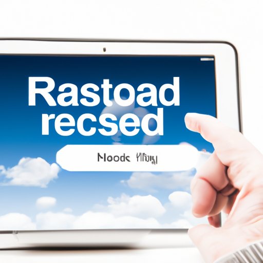 Reset the Password using iCloud.com