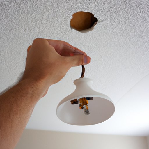 DIY: Removing a Ceiling Light Fixture