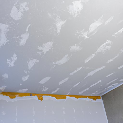 Covering the Popcorn Ceiling with Drywall