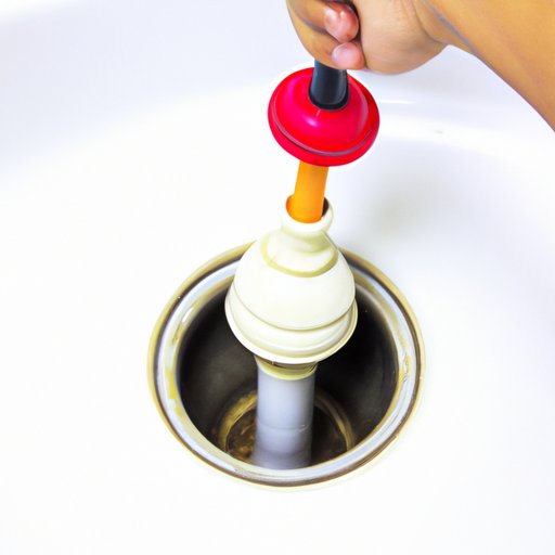 Use a Plunger to Disconnect the Drain Stopper