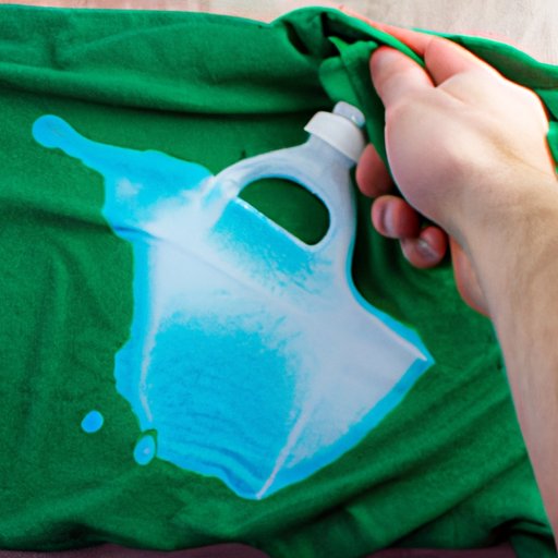 Step 3: Rub Liquid Detergent into Stained Area