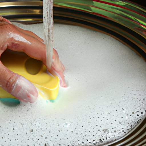 Rub Liquid Dish Soap Into the Stain