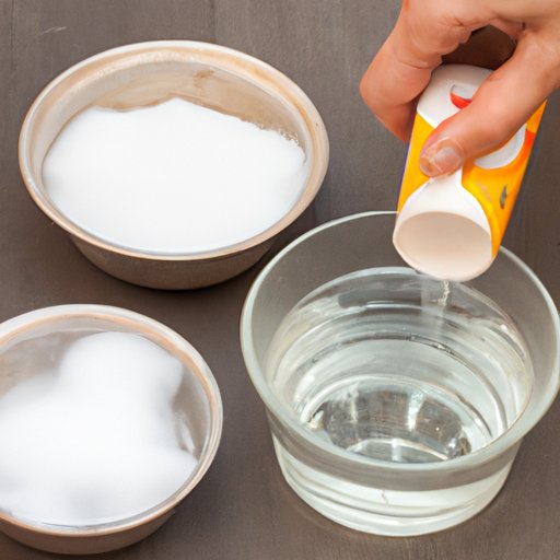 Coating the Gum with a Mixture of Baking Soda and Water