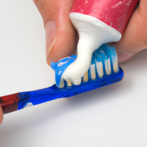 Applying Toothpaste to the Scratch