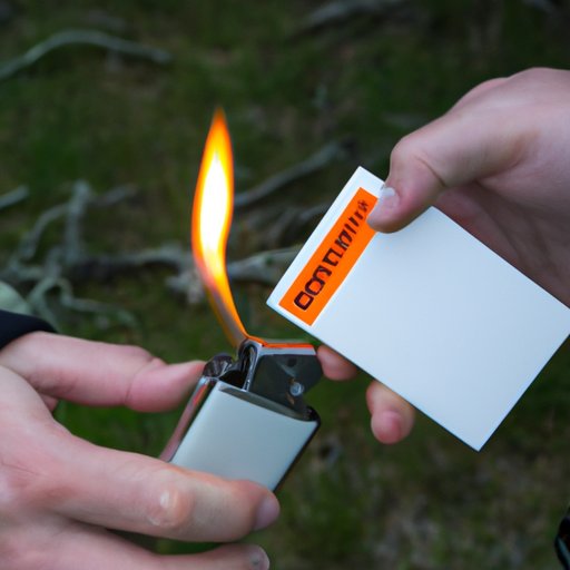 Using a Lighter to Burn the Tag Off