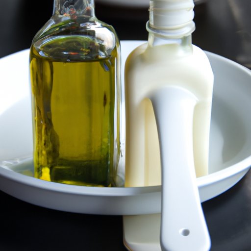 White Vinegar and Olive Oil