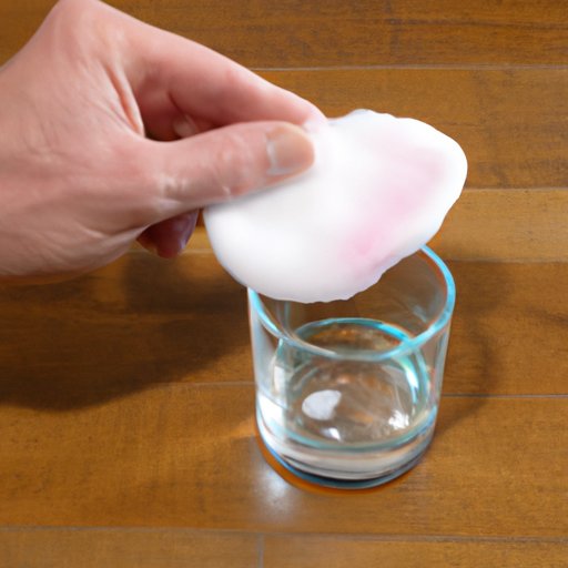 Applying Rubbing Alcohol with a Cloth or Cotton Swab and Letting it Sit for a Few Minutes