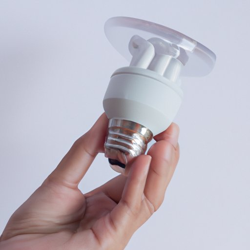 Slide the Light Bulb Cover off with Your Hands