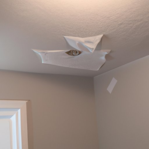 How to Patch and Hide Drywall Cracks in Your Ceiling