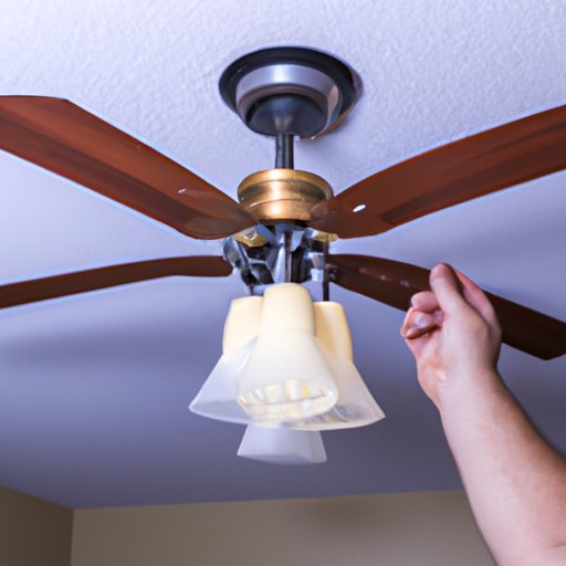Making the Swap: Replacing a Ceiling Fan with a Light Fixture
