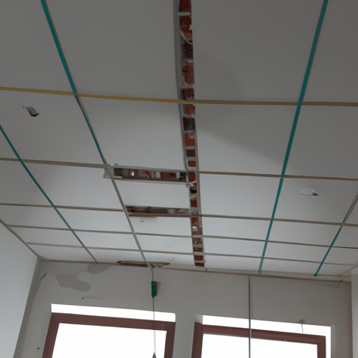 Secure the Ceiling Tiles in Place