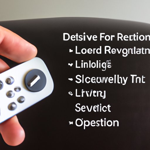 A Quick Guide to Resetting Your Apple TV with a Remote