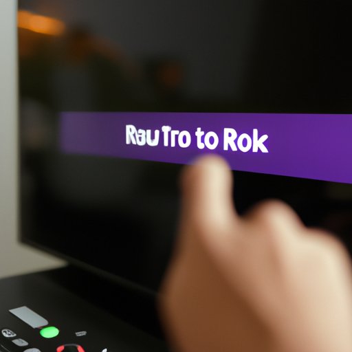 Use the Reset Button on the Back of the Roku TV