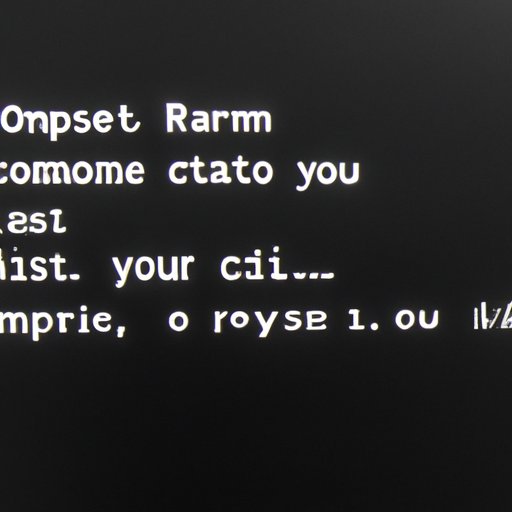 Use the Command Prompt to Reset Your Computer