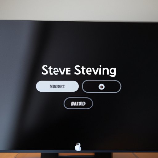 Restarting an Apple TV from the Settings Menu