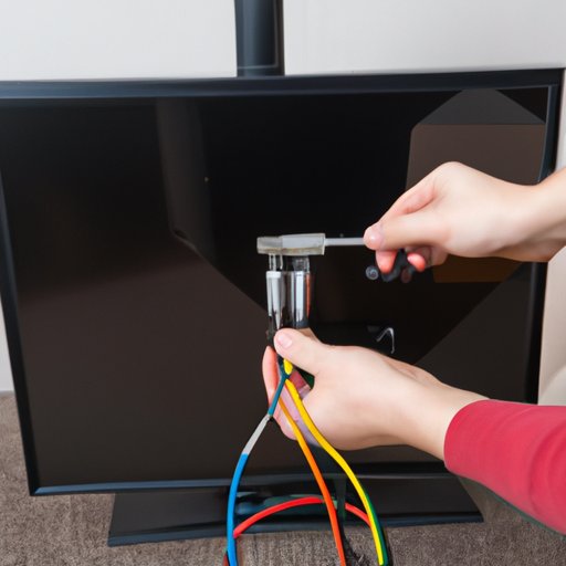 Step 6: Disconnect the HDMI cables from the TV and reconnect them