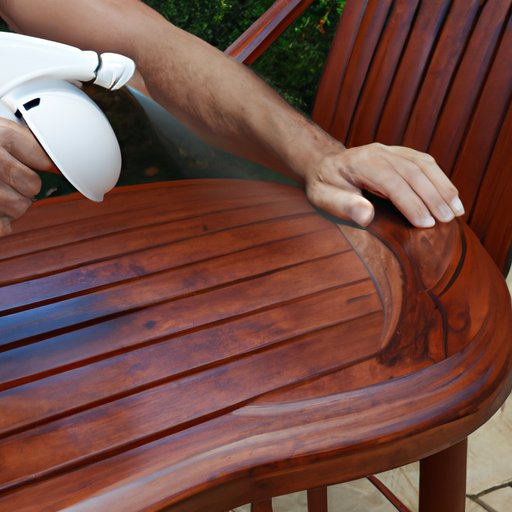 Sanding and Sealing Teak Outdoor Furniture