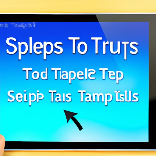 Tips and Tricks: How to Capture Screen Images Easily on Your Tablet