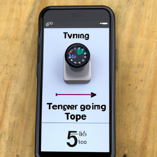 Overview of Setting a Timer on an iPhone Camera