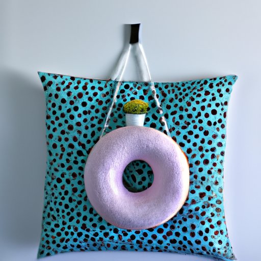 Decorating with a Donut Pillow