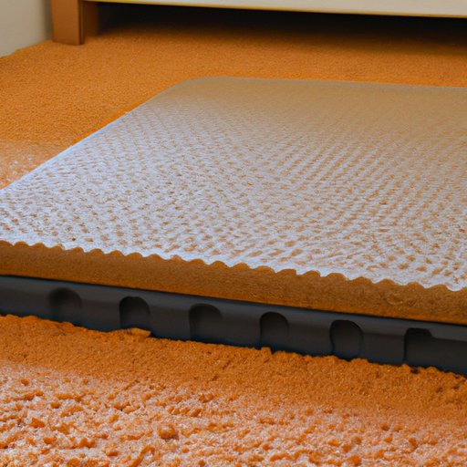 Rubber Mat Under the Bed Legs