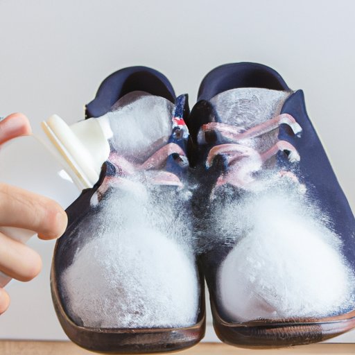 Use Talcum or Baby Powder on the Soles of the Shoes